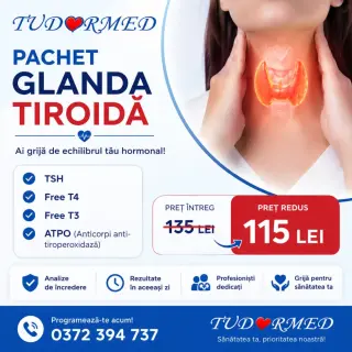 Pachet glanda tiroidă la 115 lei — TUDORMED